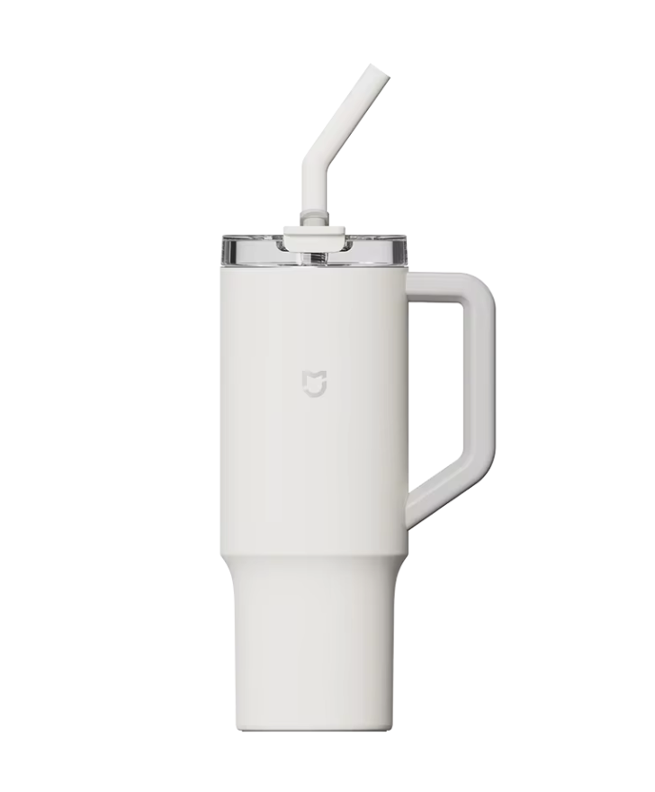 VASO TERMICO XIAOMI STRAW MUG 1 LITRO BLANCO FRIO Y CALIENTE-2
