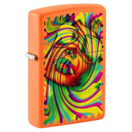 ENCENDEDOR ZIPPO 48580 SUNGLASS WOMAN DESIGN ORANGE MATE Naranjo