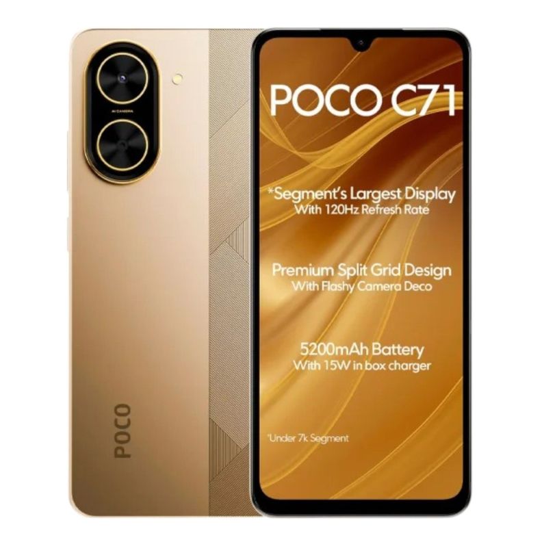 XIAOMI POCO C71 4G 128GB DORADO 4GB RAM-0