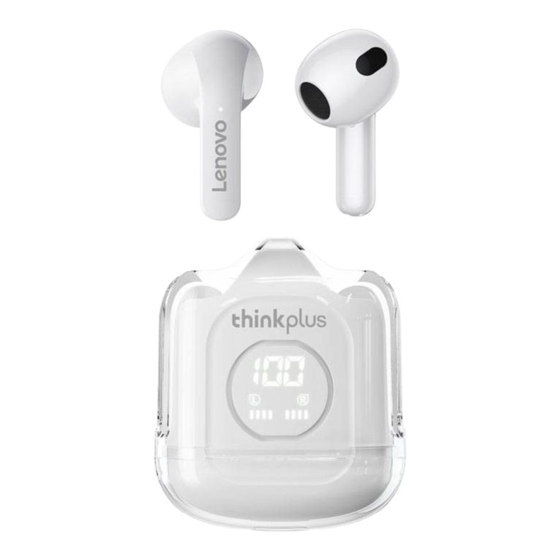 Audifonos Bluetooth Lenovo Xt65 Blanco-0