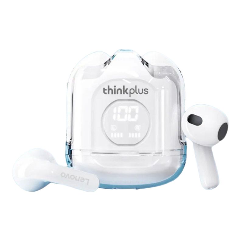 Audifonos Bluetooth Lenovo Xt65 Blanco-1