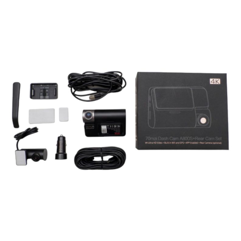 CAMARA PARA AUTO 70MAI A800S-1 4K + CAMARA TRASERA-1