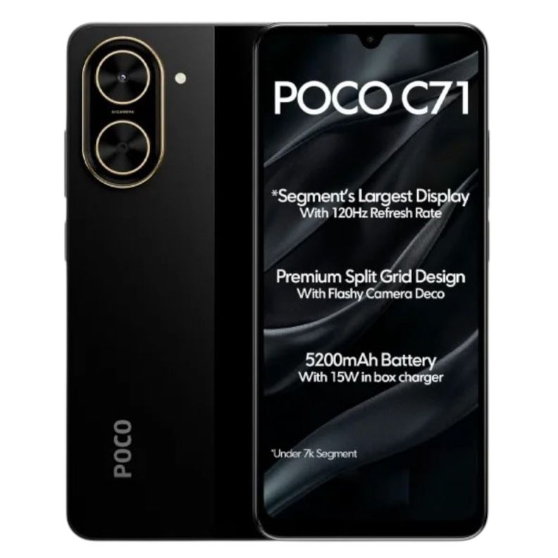 XIAOMI POCO C71 4G 64GB NEGRO 3GB RAM-0