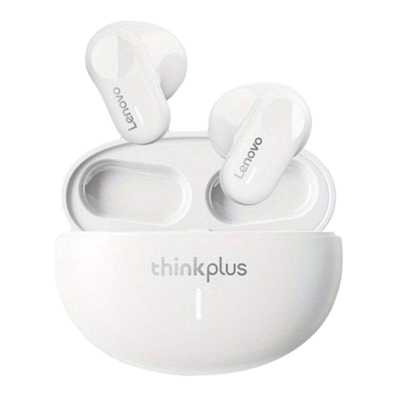 Audifonos Bluetooth Lenovo LP19 Blanco-0