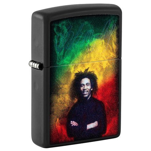 ENCENDEDOR ZIPPO 48674 BOB MARLEY DESIGN BLACK MATE Surtido [ 999 ]