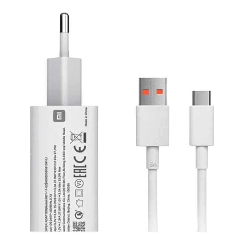 Cargador Xiaomi 33W Charging Combo Type - A eu -0