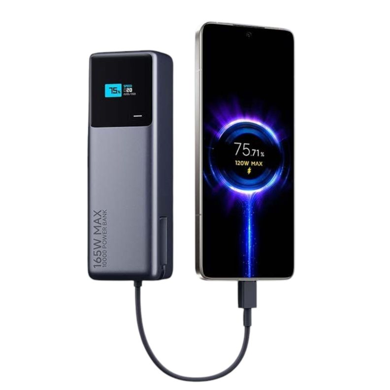 POWERBANK XIAOMI 165W 10000 MAH CON CABLE-2