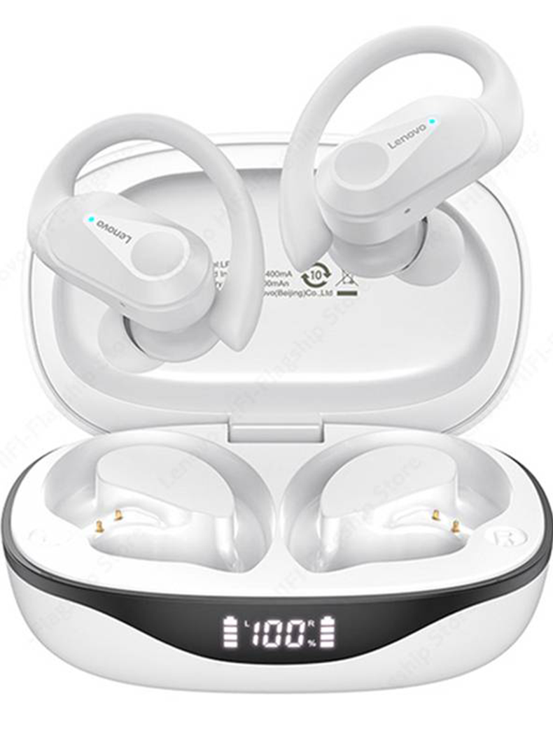 Audifonos Bluetooth Lenovo LP75 Blanco BT 5.3-0