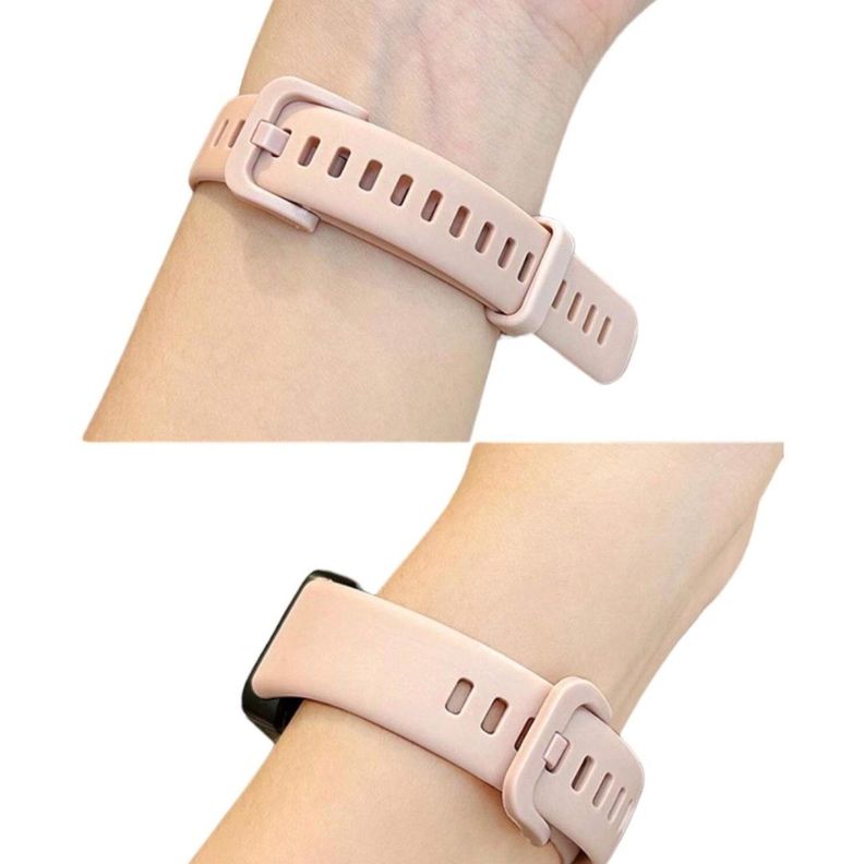 Correa De Repuesto Silicona Para Huawei Honor Band 8 Rosado-2