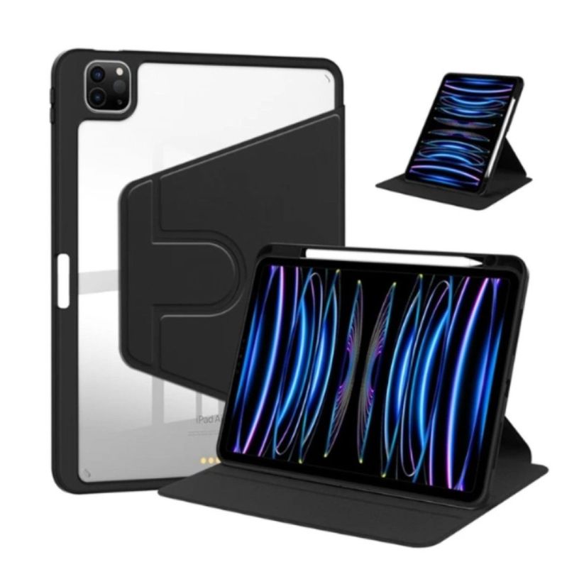 Carcasa Smart Cover Clear 360 Para iPad Air 11 M3 2025 Negro-0