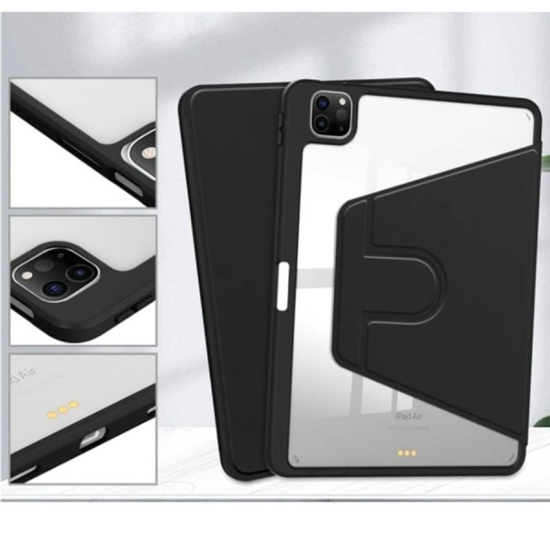 Carcasa Smart Cover Clear 360 Para iPad Air 11 M3 2025 Negro-4