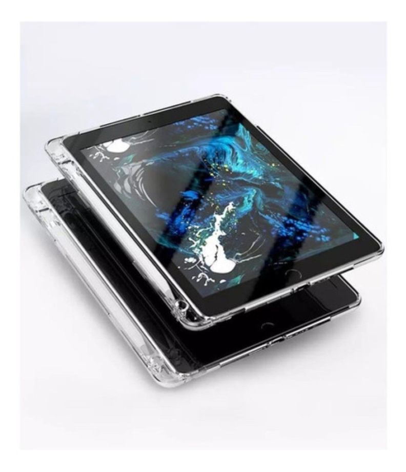 Carcasa Silicona Con Ranura Para iPad 7ma 8va 9na Gene 10.2-4