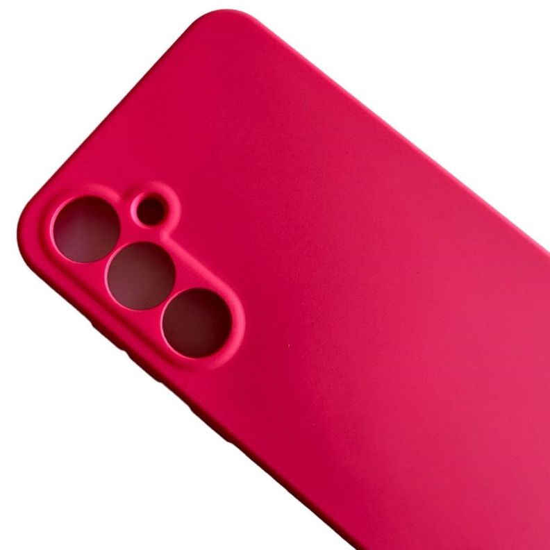 Carcasa Funda Para Samsung S24 Fe Silicona Fucsia-1