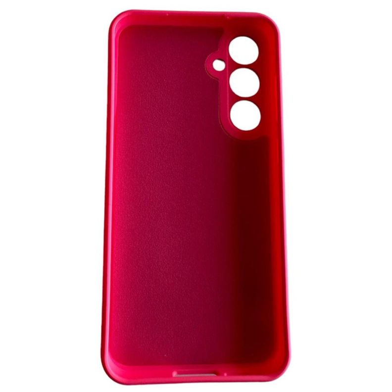 Carcasa Funda Para Samsung S24 Fe Silicona Fucsia-3
