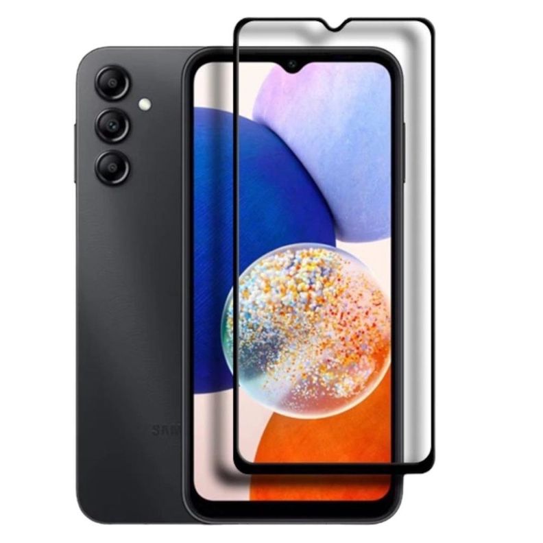 Mica Lámina Vidrio Templado Completa Para Samsung A14 5g-0