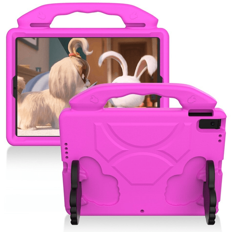 Carcasa Niños Anti-golpes Para iPad 7ma 8va 9na Gene 10.2 Fucsia-0