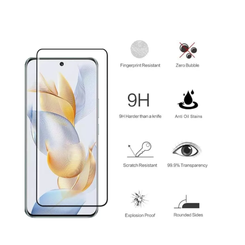 Lámina Completa Vidrio Templado Curvo Para Honor 90 5g-1