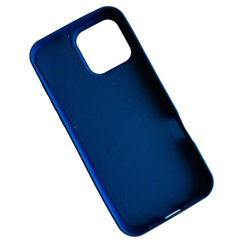 Carcasa Funda Para iPhone 16 Pro Silicona Color Azul-1