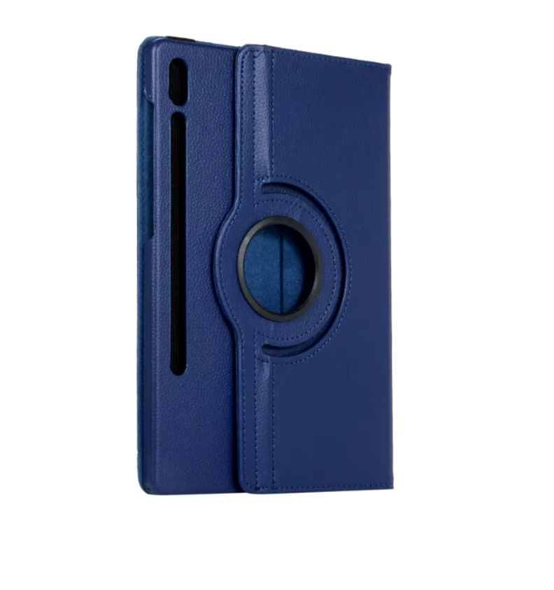 Carcasa Funda Giratoria Para Tablet Samsung S9 Fe 10.9 X510 Azul-0