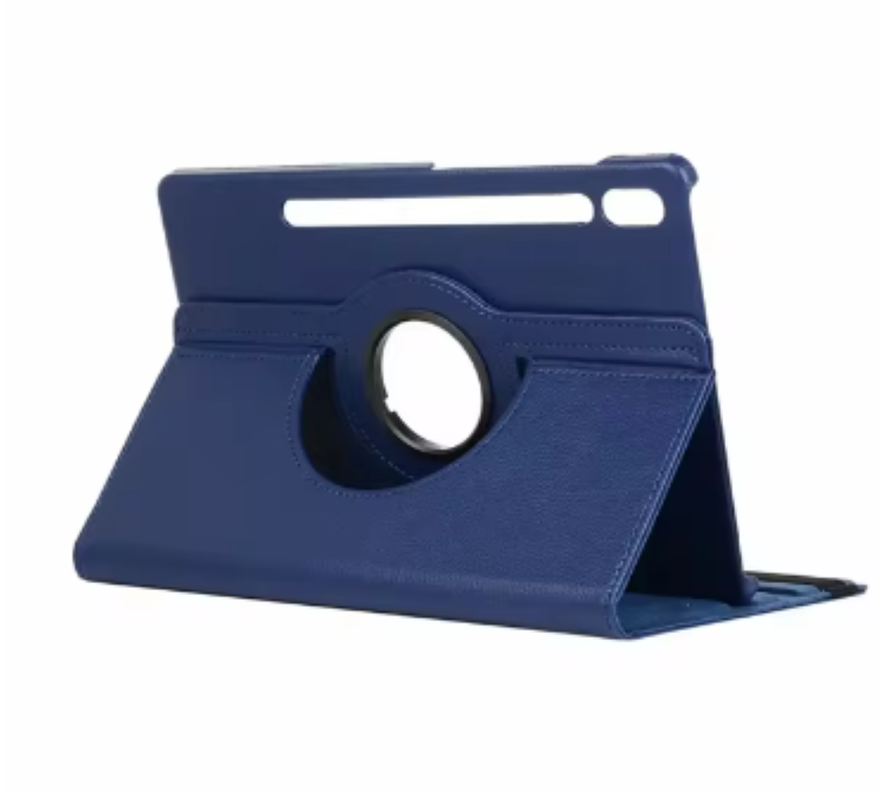 Carcasa Funda Giratoria Para Tablet Samsung S9 Fe 10.9 X510 Azul-1