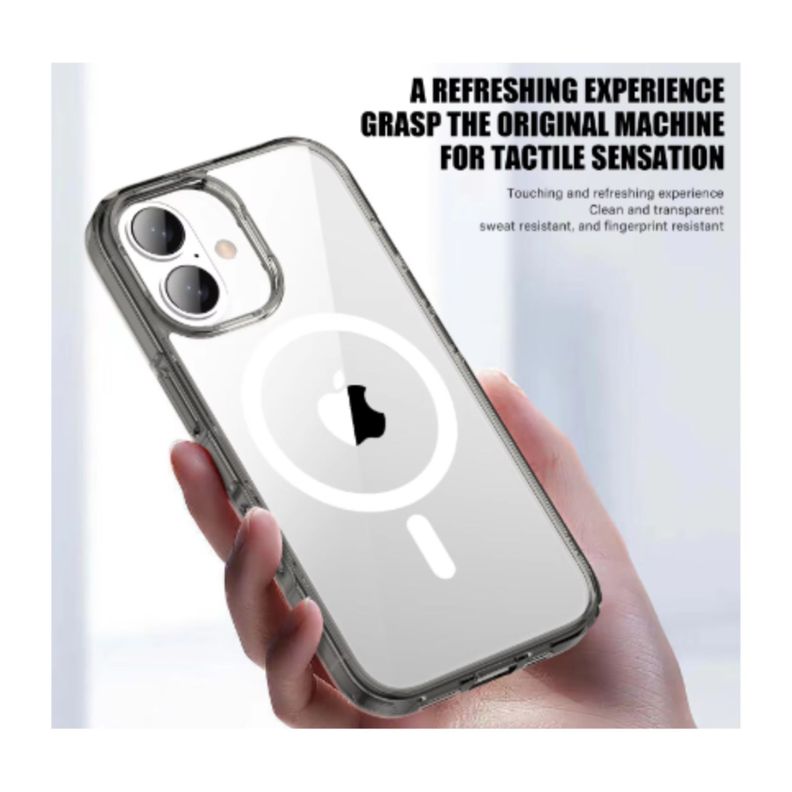 Carcasa MagSafe Para iPhone 16 Pro Max Transparente-2