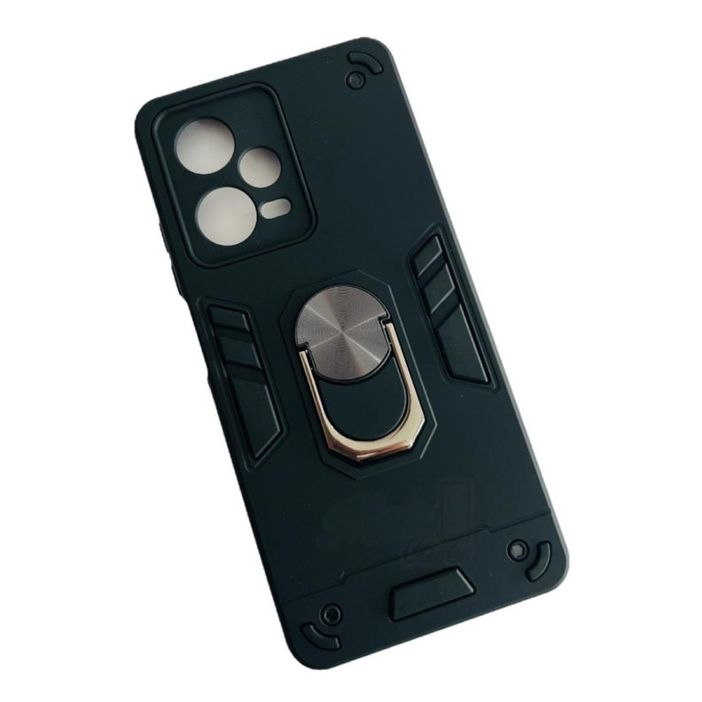 Carcasa Para Xiaomi Redmi Note 12 Pro/ Pro+ Anti Golpes Anillo Negro-0