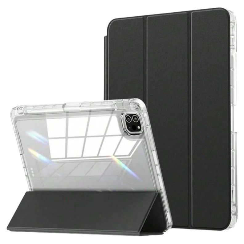 Carcasa Smart Cover Clear Para iPad Air 11 M3 2025 Negro-1