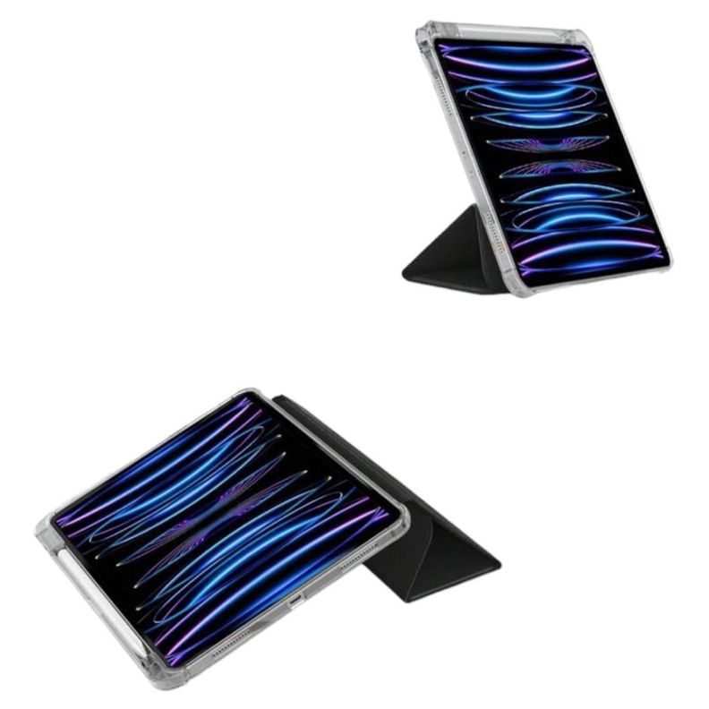 Carcasa Smart Cover Clear Para iPad Air 11 M3 2025 Negro-5