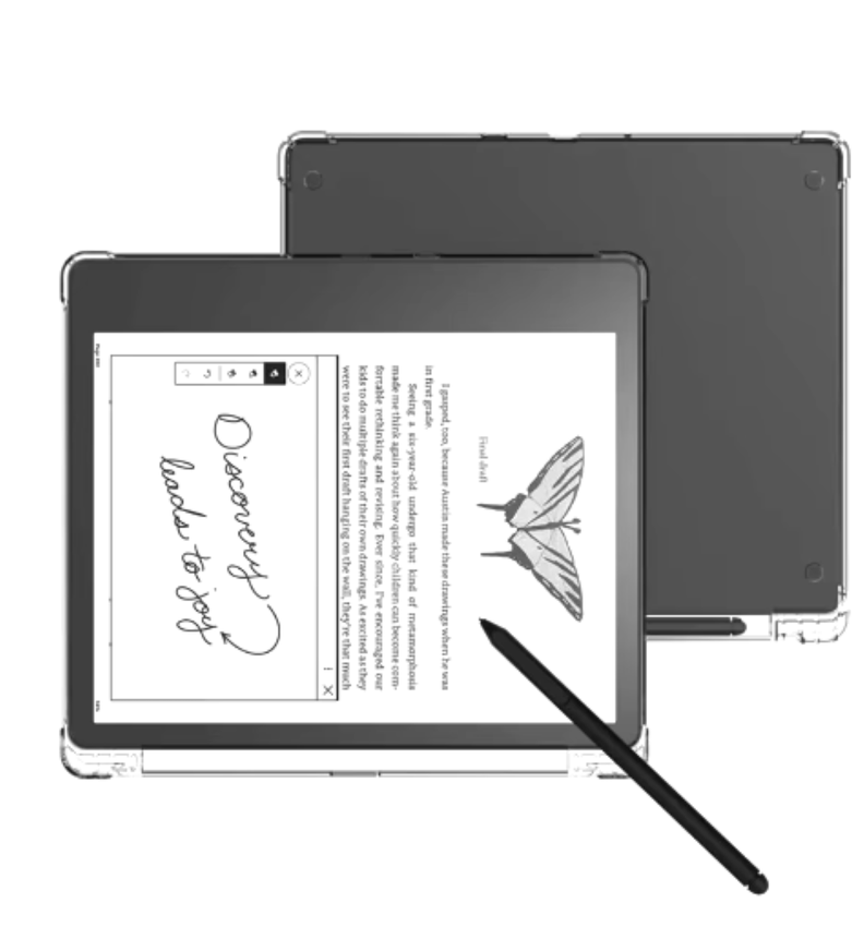 Funda Transparente Reforzada Para Kindle Scribe 10.2 Con Ranura-4
