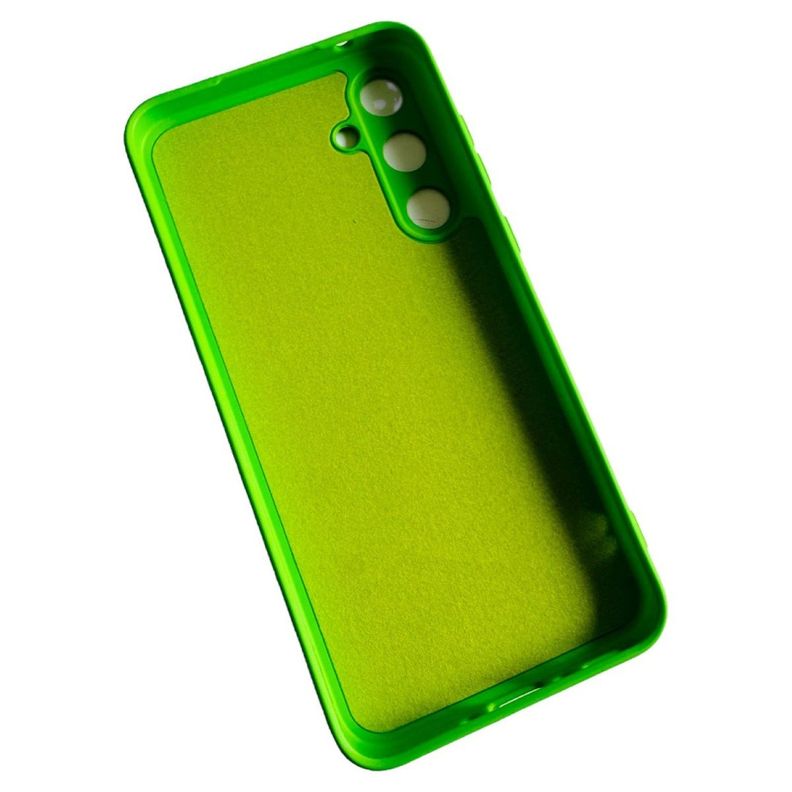 Carcasa Funda Para Samsung A35 5g Silicona Color Verde-1