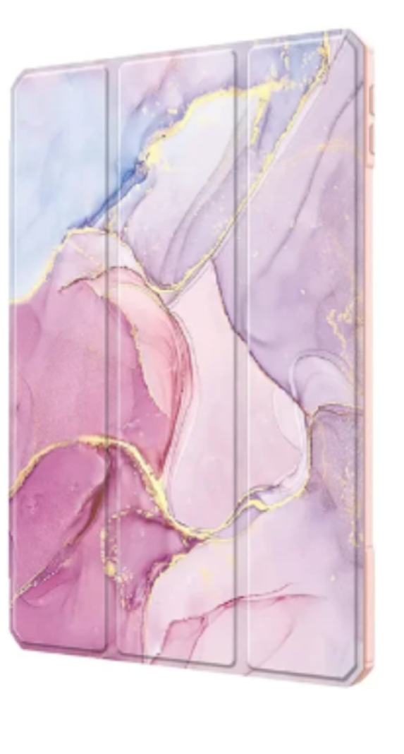 Funda Smart Cover Para Tablet Samsung S10 Fe 10.9 Mármol Rosado-0