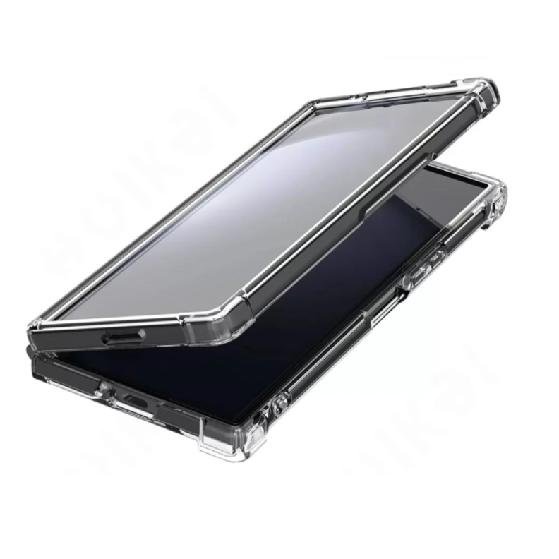 Carcasa Para Samsung Z Fold 6 Transparente Reforzada-0