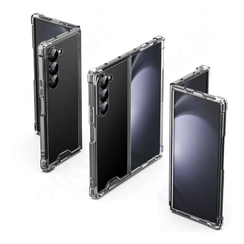 Carcasa Para Samsung Z Fold 6 Transparente Reforzada-1
