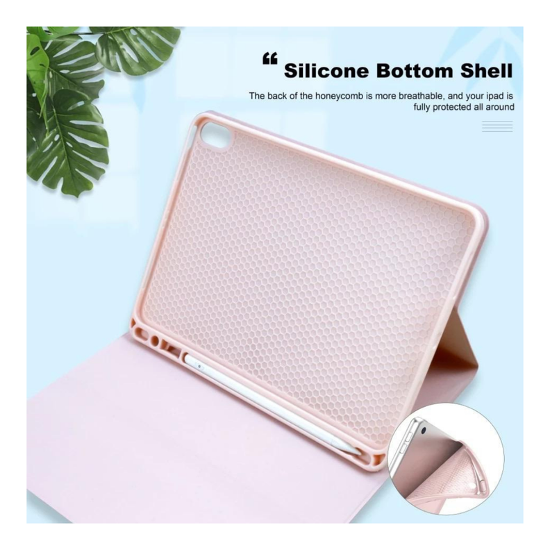 Funda Con Teclado Rosado Para iPad Air 6 11 2024 M2 Español-1