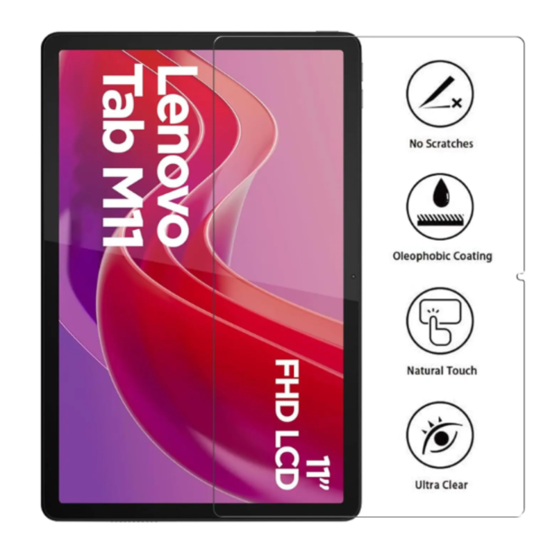 Lámina Mica Vidrio Templado Para Tablet Lenovo M11 11" 2024-0
