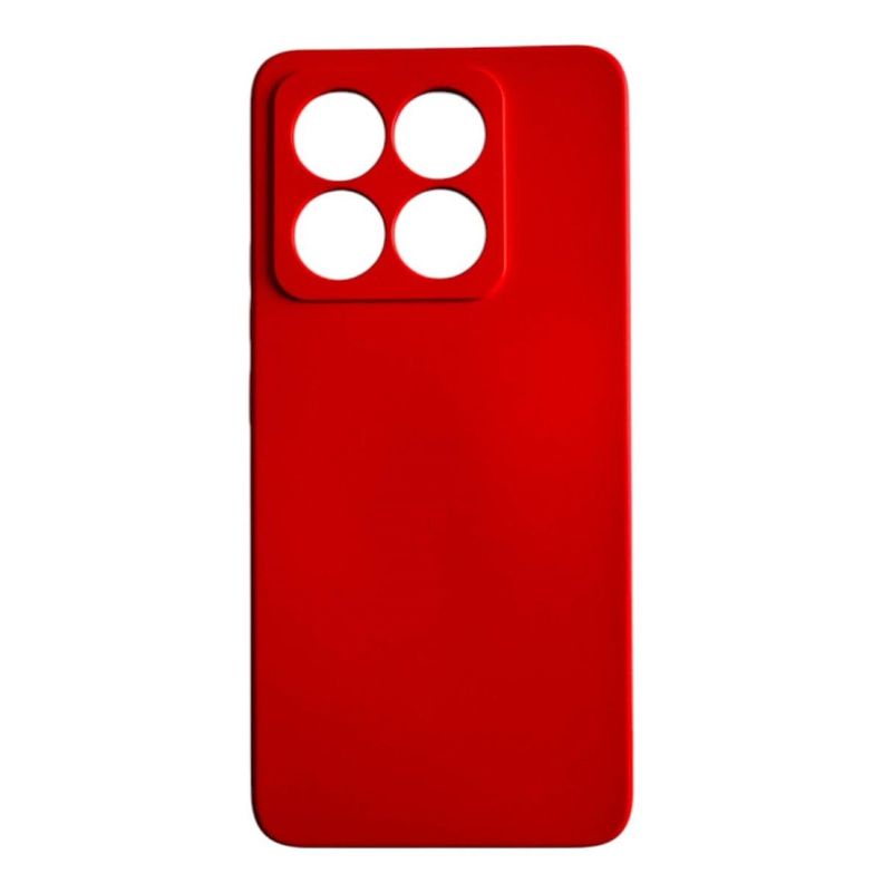 Carcasa Funda Para Xiaomi 14T 5g Silicona Rojo-0