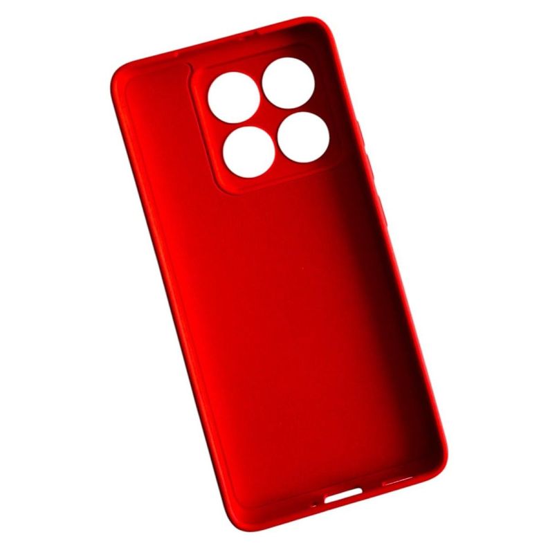 Carcasa Funda Para Xiaomi 14T 5g Silicona Rojo-1