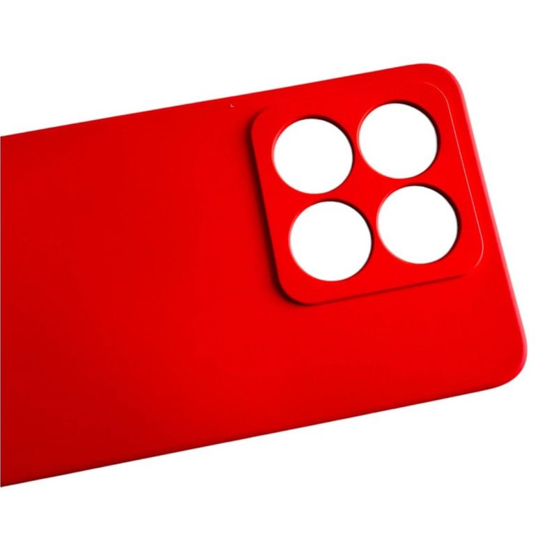Carcasa Funda Para Xiaomi 14T 5g Silicona Rojo-2