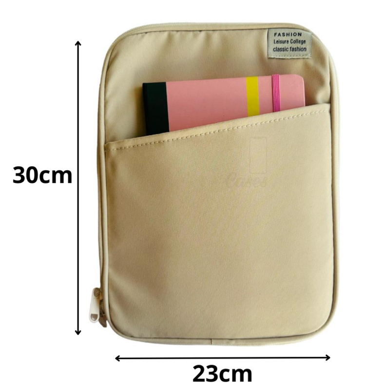 Funda Bolso Multifuncional Para Tablet iPad 11 Pulgadas Crema-4