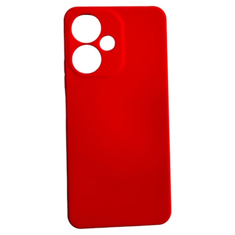 Carcasa Funda Para Xiaomi Redmi 13c 5g Silicona Color Rojo-0
