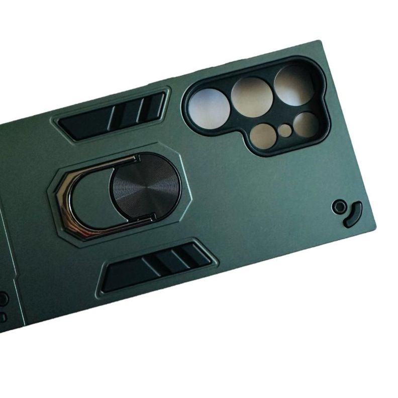 Carcasa Para Samsung S24 Ultra Anti Golpes Anillo Plomo-0