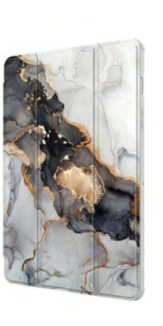 Funda Smart Cover Para Tablet Samsung S10 Fe 10.9 Mármol Blanco-0