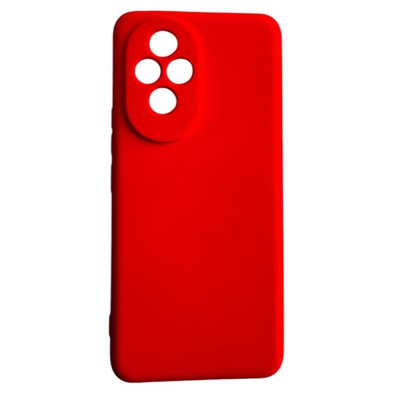 Carcasa Funda Para Honor 200 Silicona Color Rojo-0