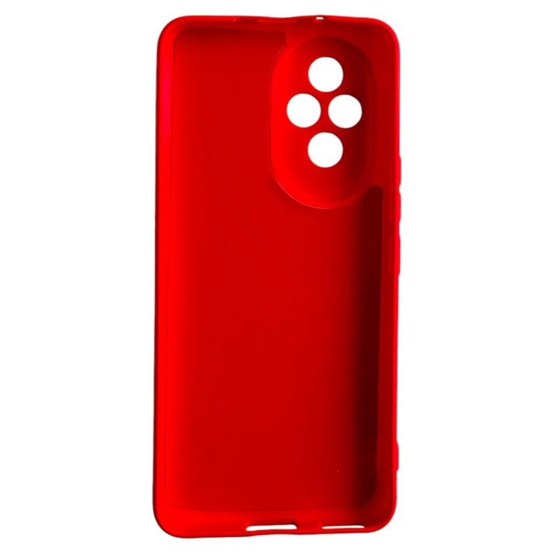Carcasa Funda Para Honor 200 Silicona Color Rojo-1
