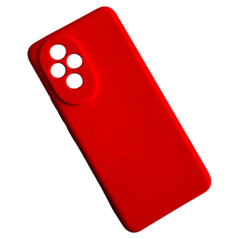 Carcasa Funda Para Honor 200 Silicona Color Rojo-2