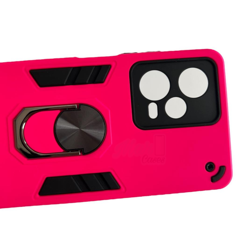 Carcasa Para Xiaomi Redmi Note 12 Pro/ Pro+ Anti Golpes Anillo Fucsia-3