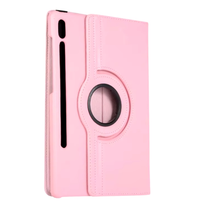 Carcasa Funda Giratoria Para Tablet Samsung S9 Fe 10.9 X510 Rosado-0