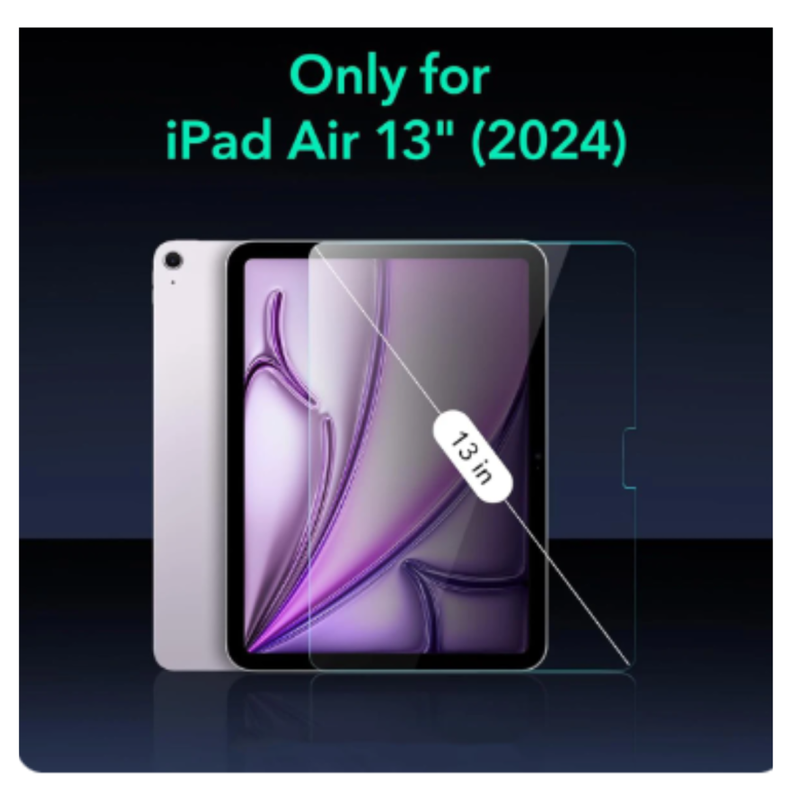 Carcasa Smart Cover Clear 360 Para iPad Air 13 M2 2024 Negro-7