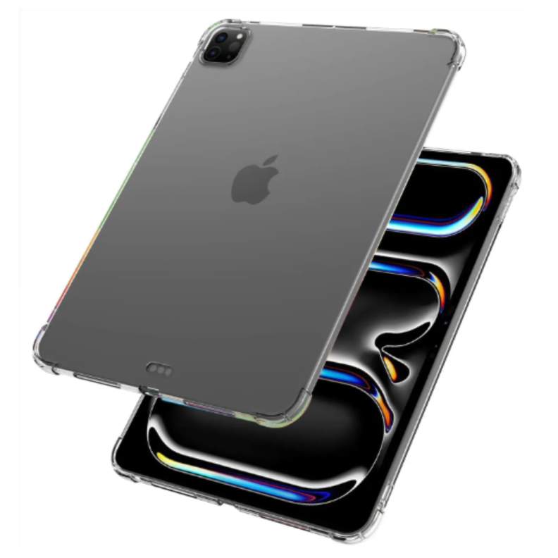 Carcasa Transparente Reforzada Para iPad Pro 11 M4 2024-1