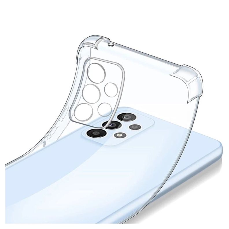 Carcasa Para Samsung A53 5g Transparente Reforzada-2